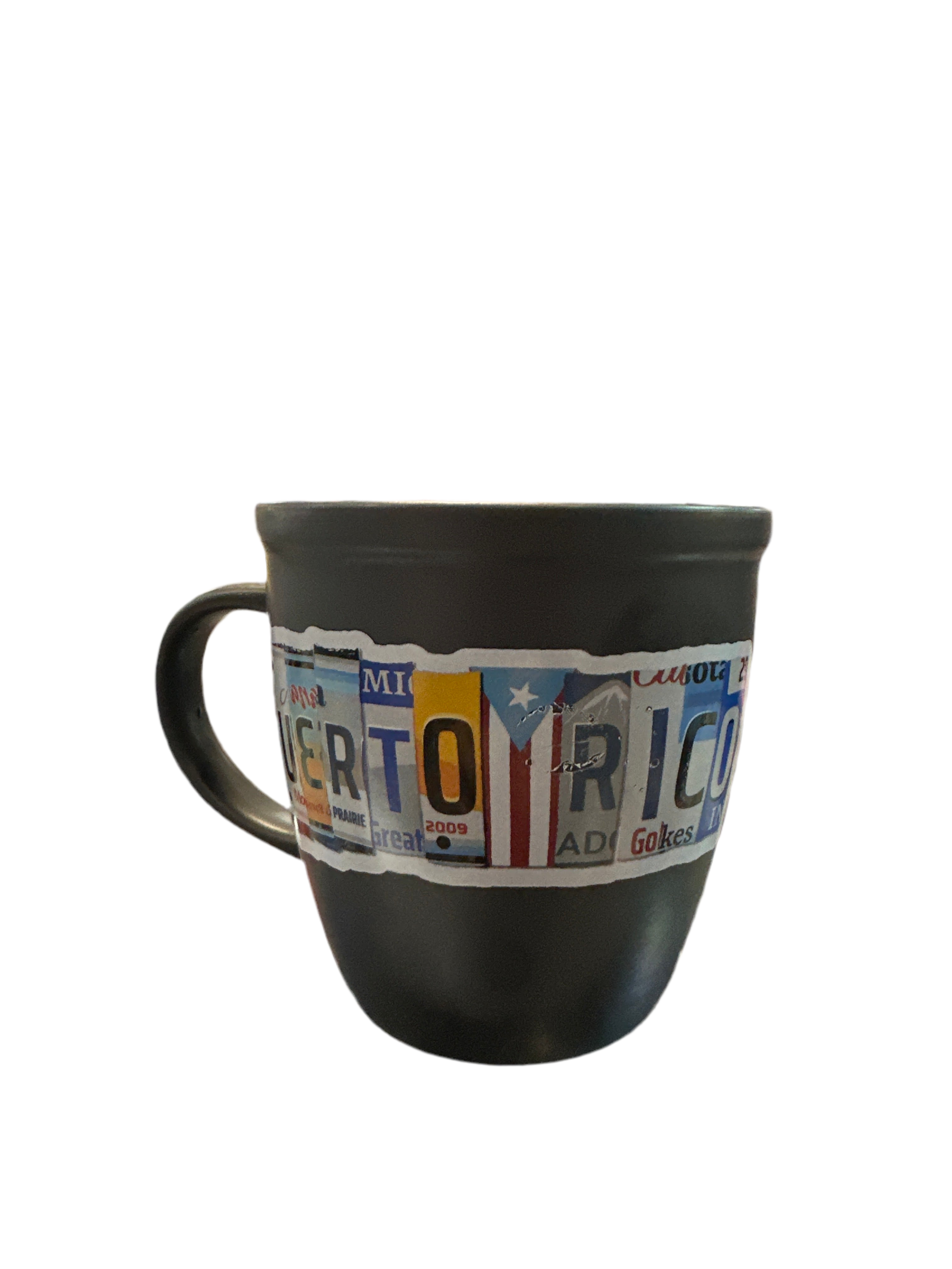 TAZA (TAZÓN) NEGRA PUERTO RICO