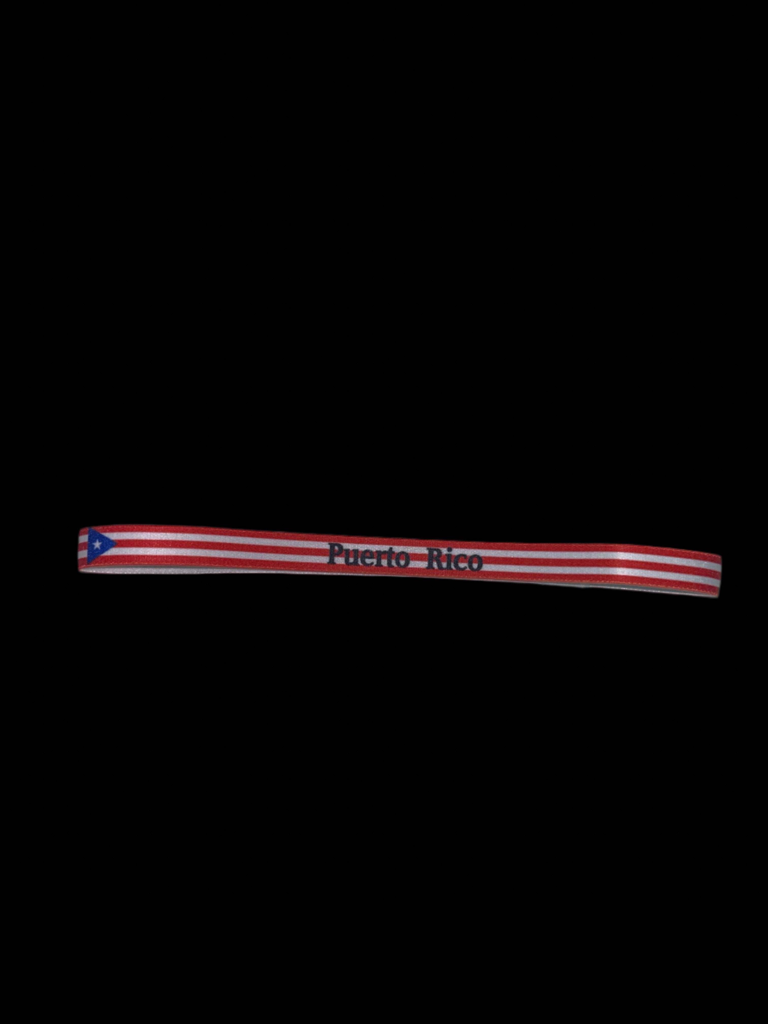 1.4 CM HEAD BAND W/PUERTO RICO FLAG