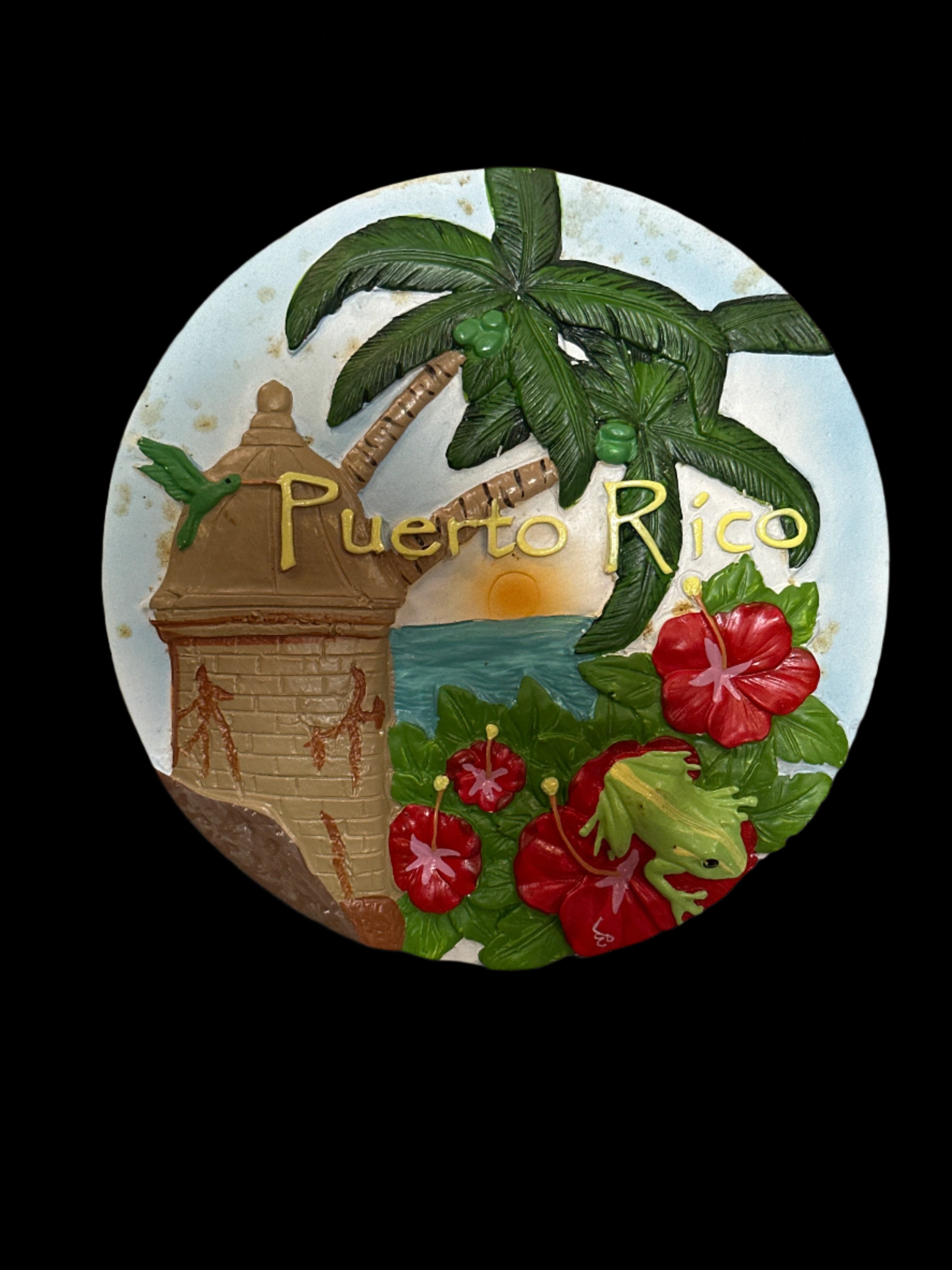 DECORATIVE PLATE OF PUERTO RICO -