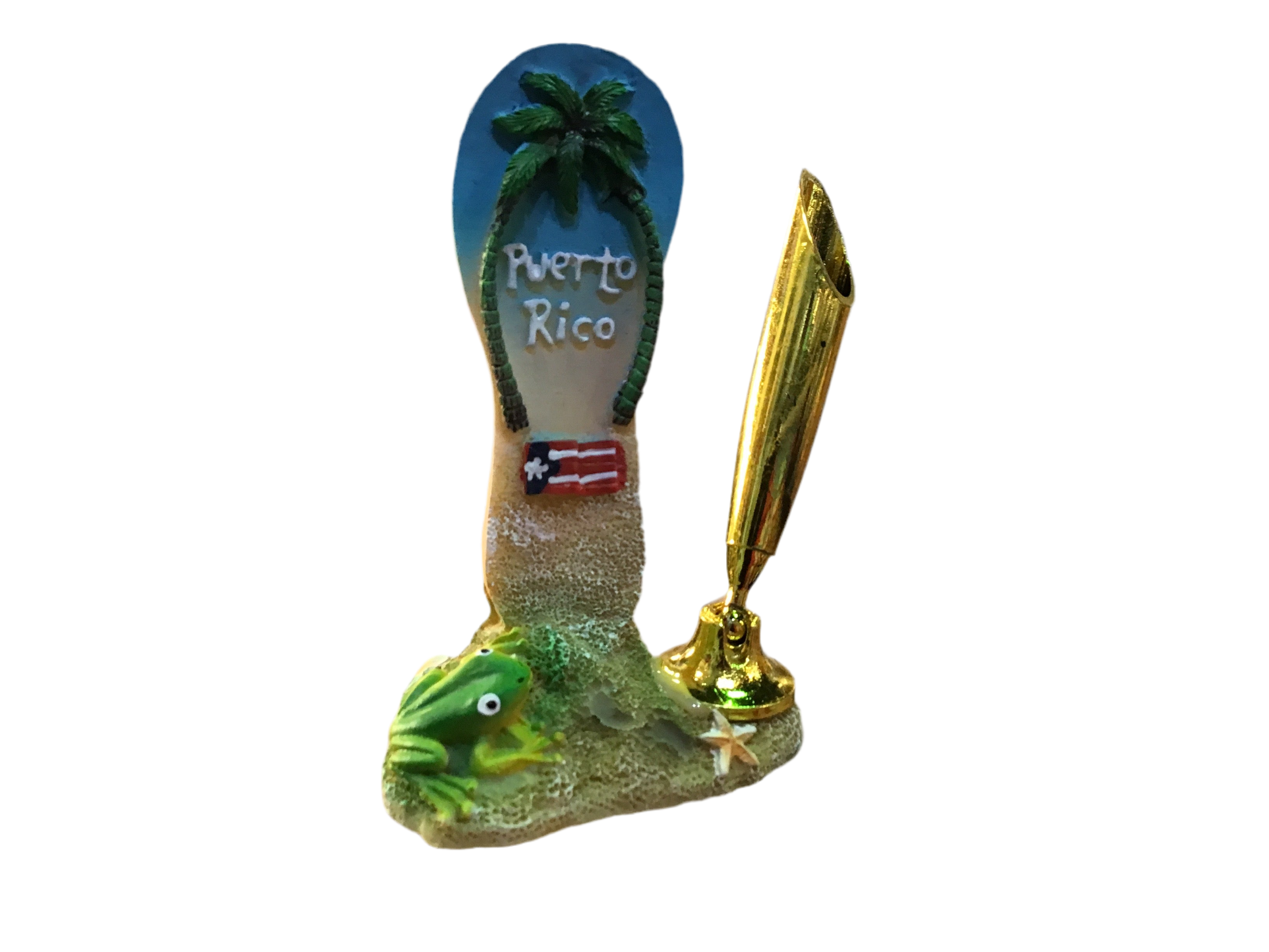 LAPICERO CHANCLETA PUERTO RICO- PEN HOLDER PUERTO RICO CHANCLETA
