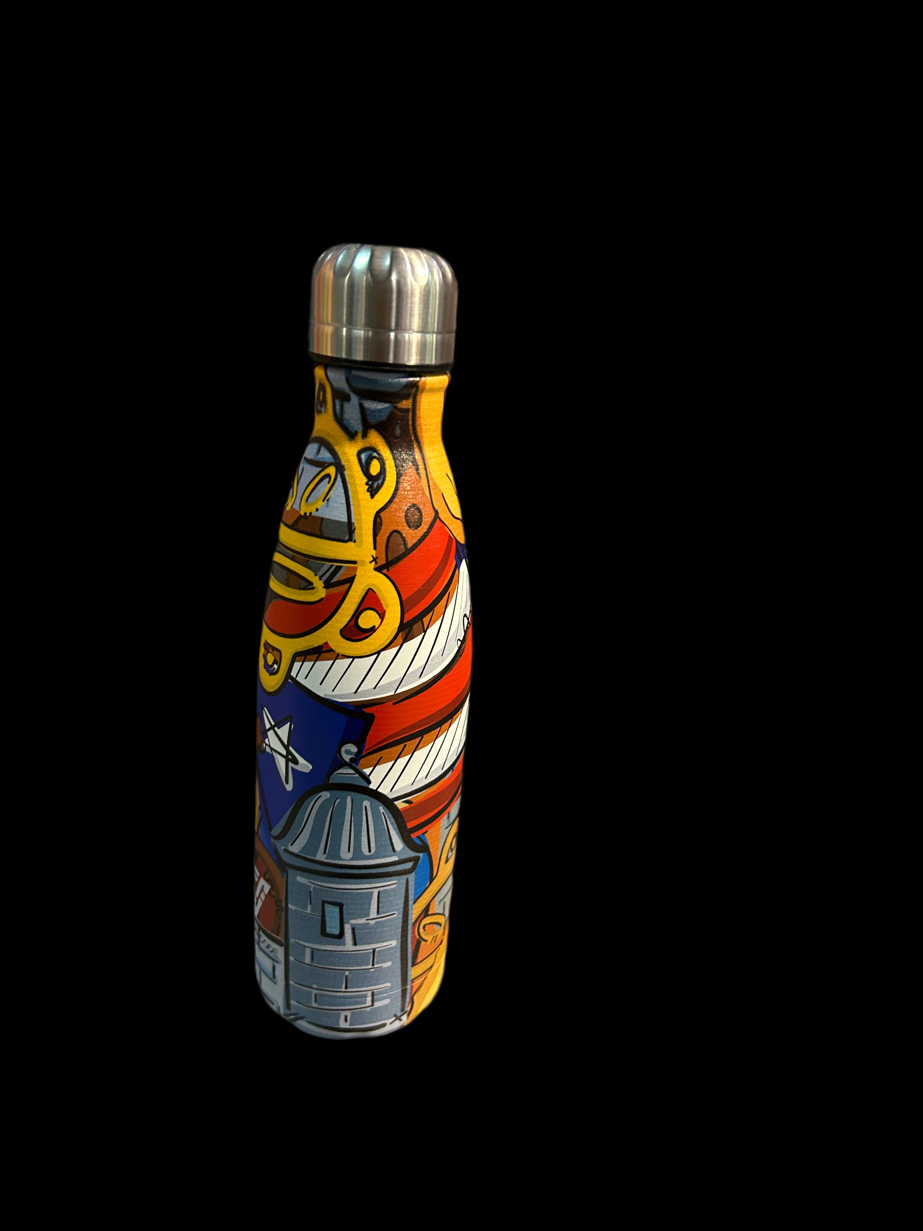 PUERTO RICO THERMAL STAINLESS STEEL BOTTLE
