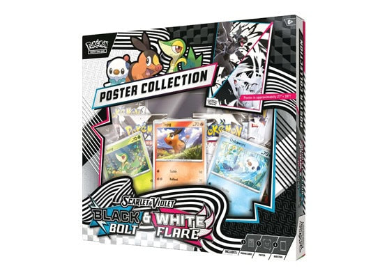 SCARLET & VIOLET BLACK BOLT & WHITE FLARE POSTER COLLECTION - POKEMON