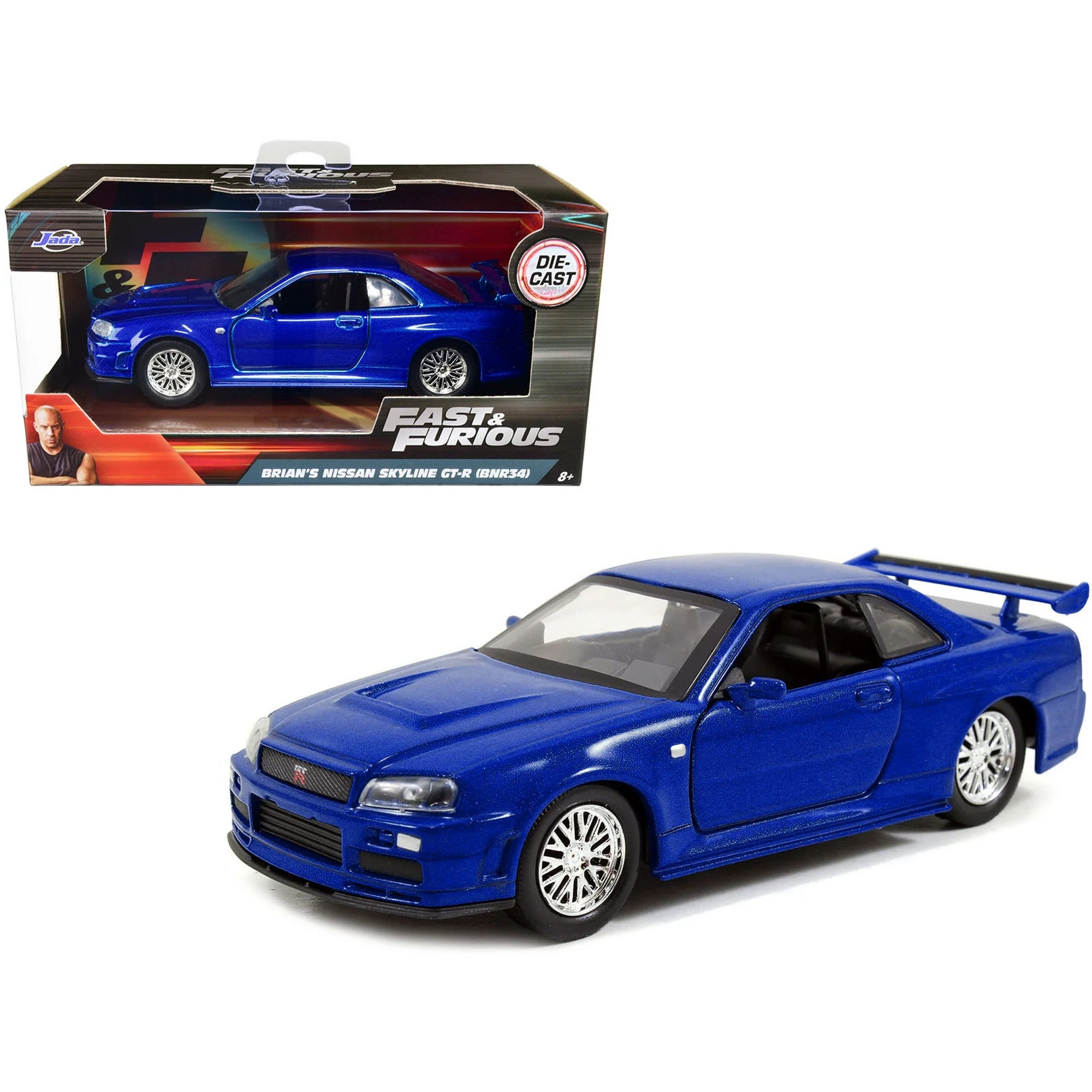 1/32 BRIAN'S NISSAN SKYLINE GT-R (R34) - FAST & FURIOUS