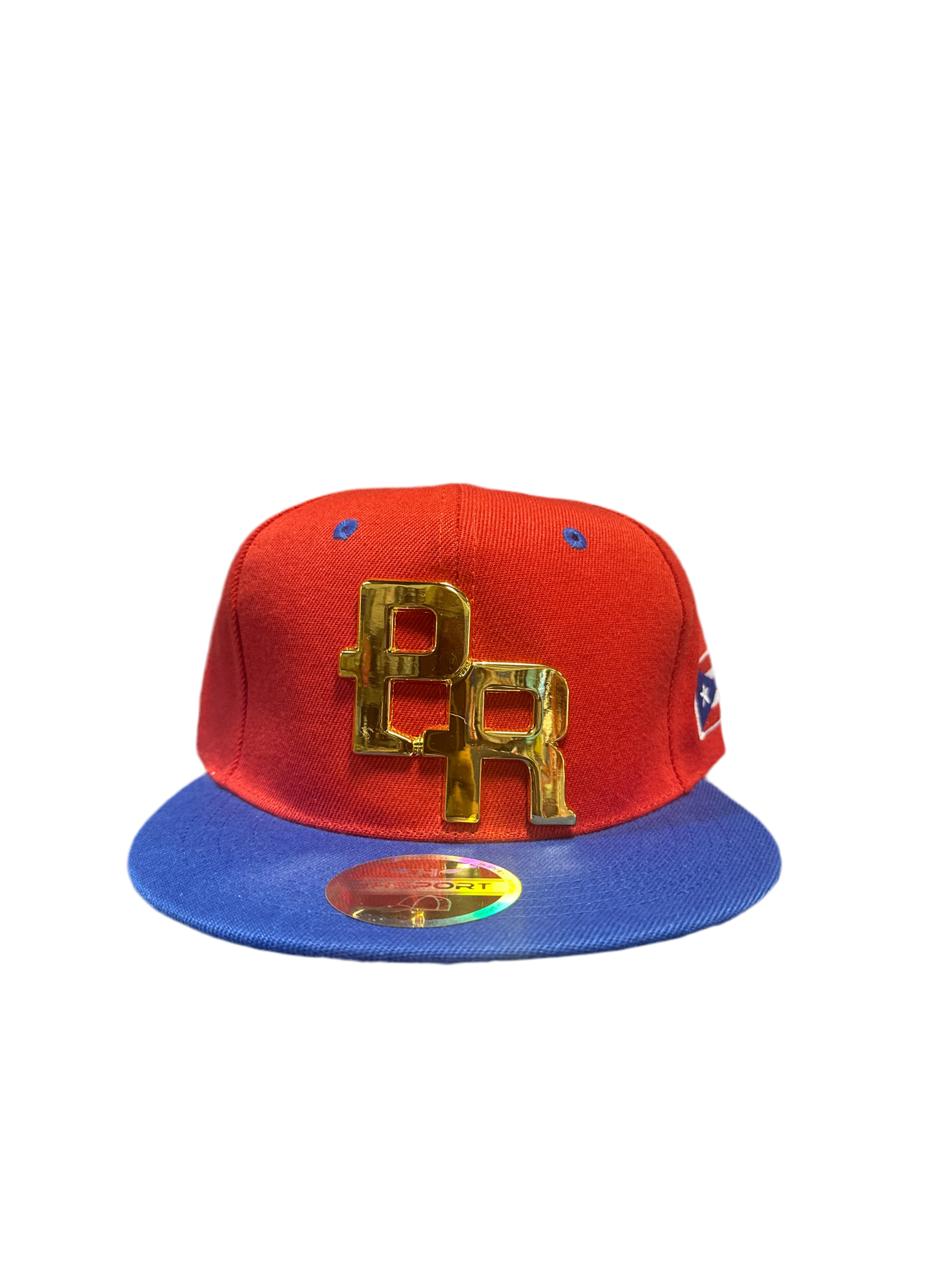 PUERTO RICO CAP WITH GOLD PR. LETTERS - GORRA DE PUERT RICO PR EN ORO