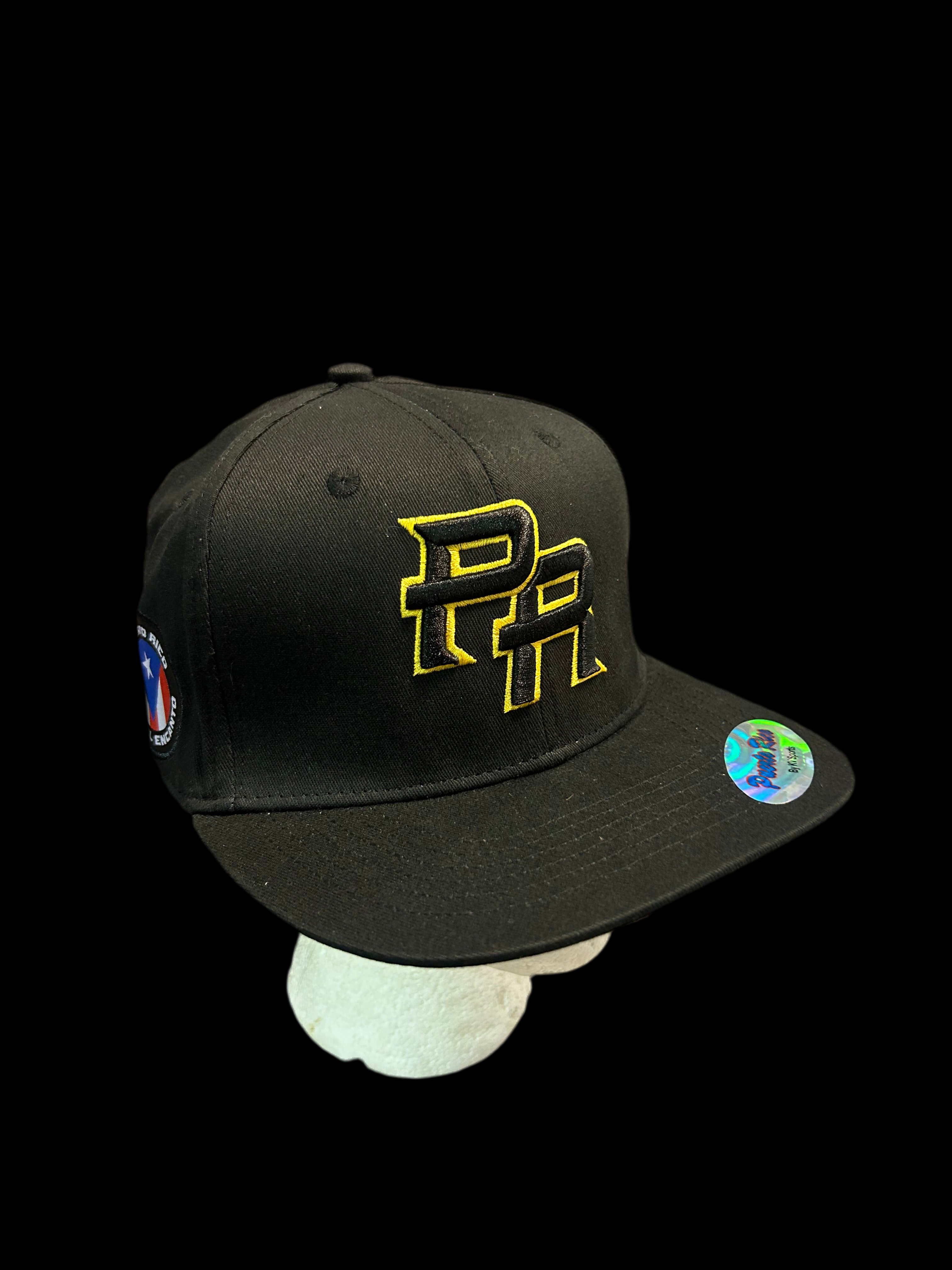 GORRA DE PUERTO RICO NEGRA- PUERTO RICO BLACK CAP