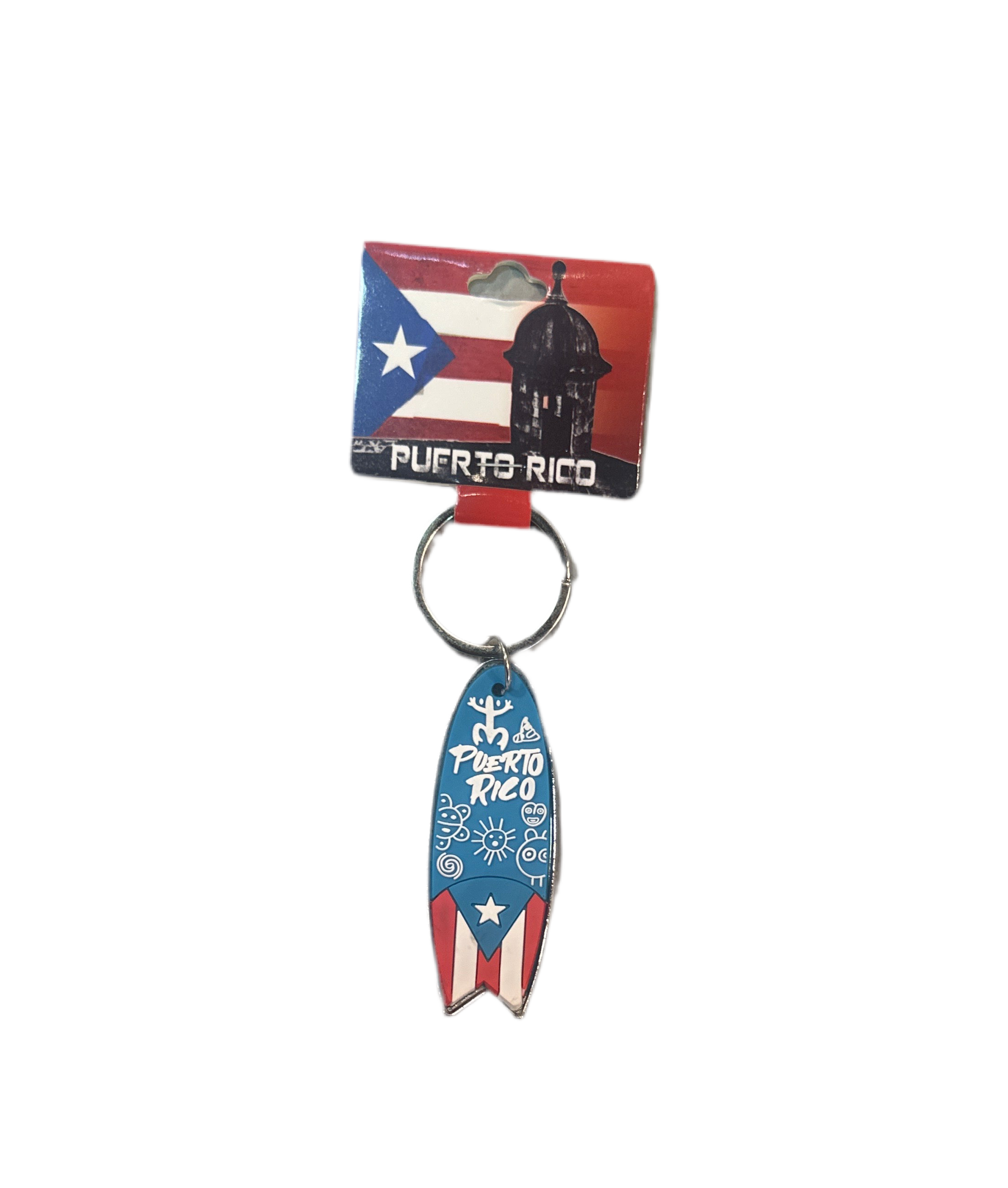 LLAVERO EN METAL DE PUERTO RICO