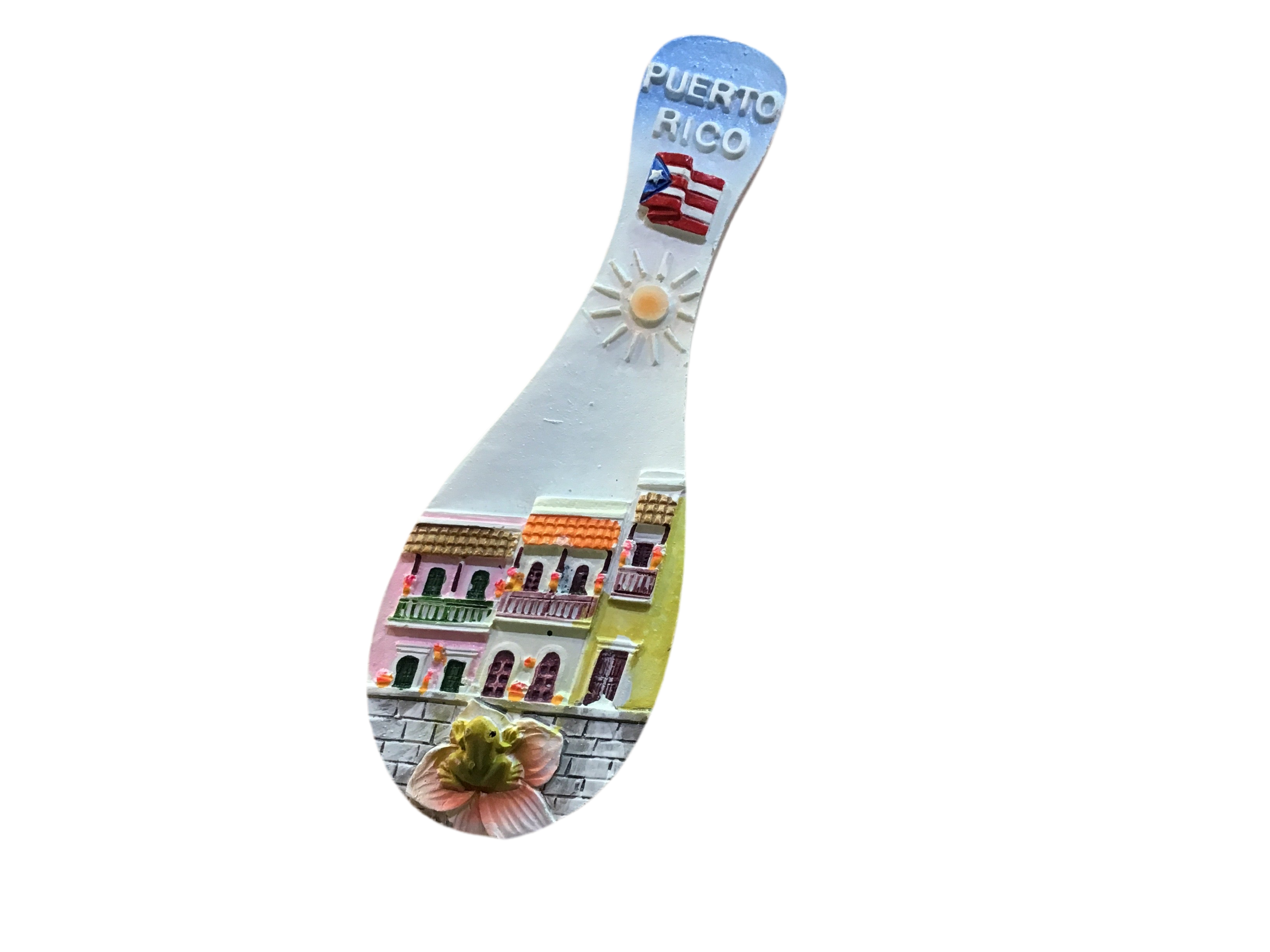 PUERTO RICO SPOON MAGNET OLD SAN JUAN- MAGNETO CUCHARA OLD SAN JUAN PUERTO RICO