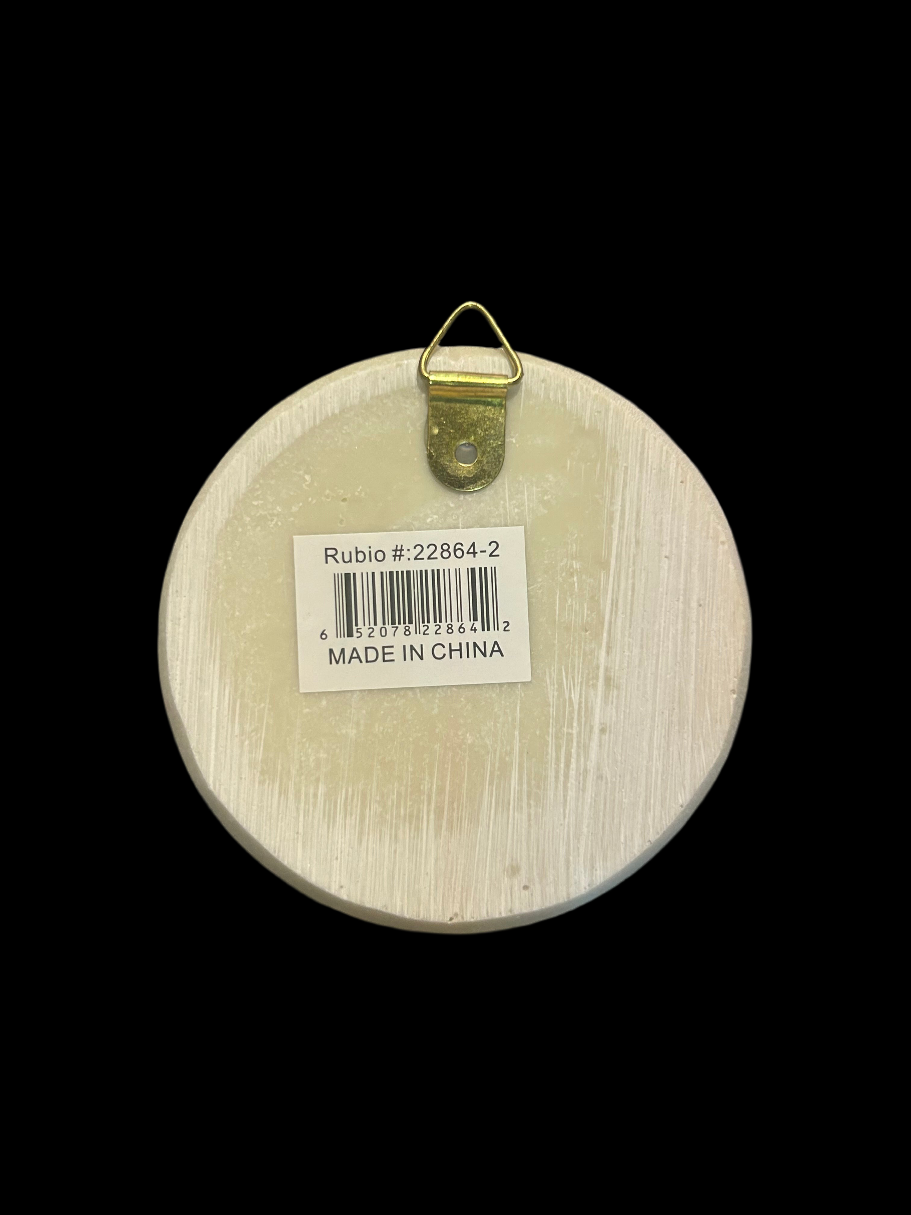 3” PUERTO RICO MINI CERAMIC DECORATION PLATE - PLATO DECORARIVO DE 3” DE PUERTO RICO