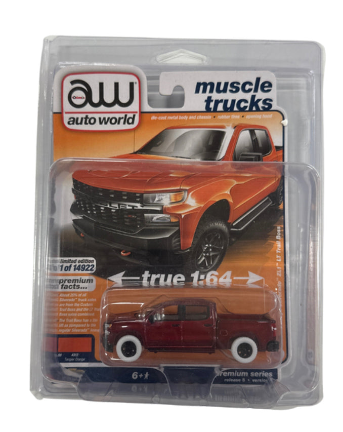 1/64 2020 CHEVY SILVERADO ZL1 LT TRAIL BOSS "CHASE" (CANDY RED VARIATION COLOR)