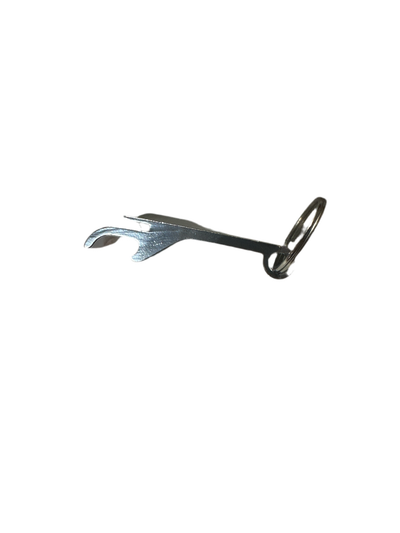 BOTTLE OPENER KEYCHAIN WITH GARITA MORRO -  LLAVERO ABRE BOTELLA DE PUERTO RICO CON GARITA DE MORRO (METAL)