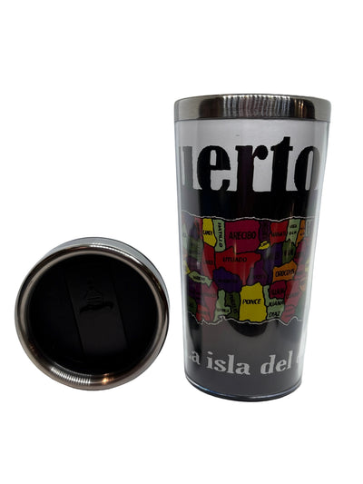 THERMAL CUP PUERTONRICO MAP  - VASO THERMAL MAPA DE PUERTO RICO