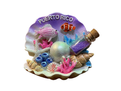MAGNETO CARACOL -PUERTO RICO MAGNET SHEL ((COLORS MAY VARY))