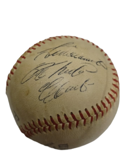 ROBERTO CLEMENTE FIRMÓ BÉISBOL