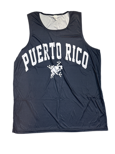 PUERTO RICO BLACK TANK TOP / CAMISA DE PUERTO RICO NEGRA