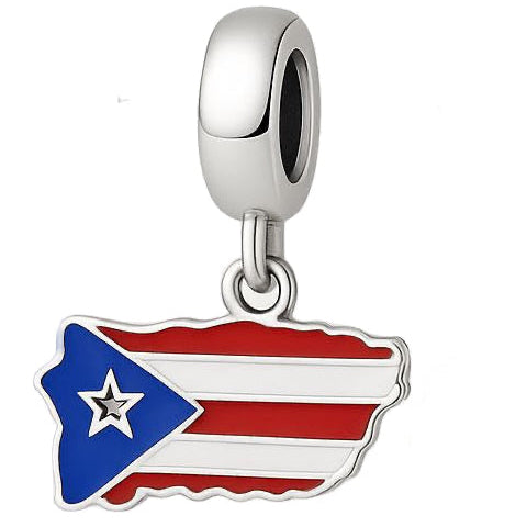 PUERTO RICO HERITAGE CHARM FOR BRACELET OR NECKLACE