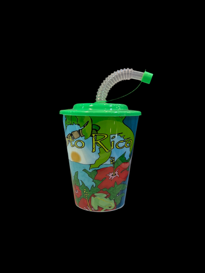 VASO PLÁSTICO COQUI Y PLAYA PUERTO RICO