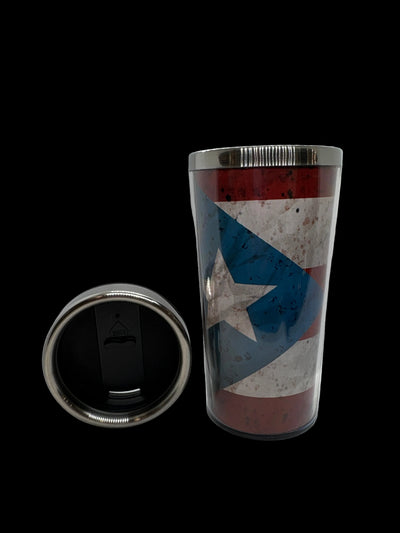 VASO TERMICO - BANDERA PUERTO RICO