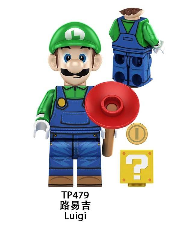 BUILDING BLOCK SUPER MARIO LUIGI