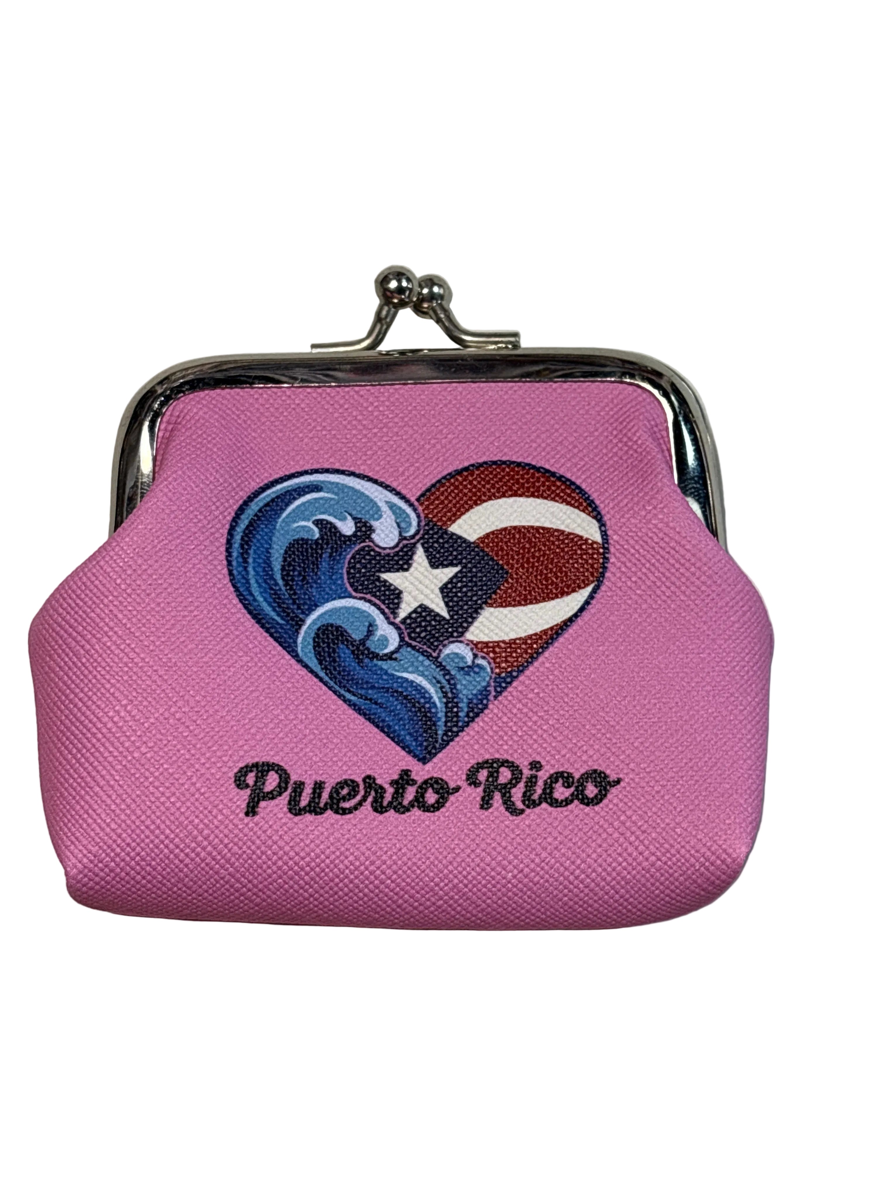 MONEDERO ROSADO PEQUEÑO PUERTO RICO / COIN WALLET