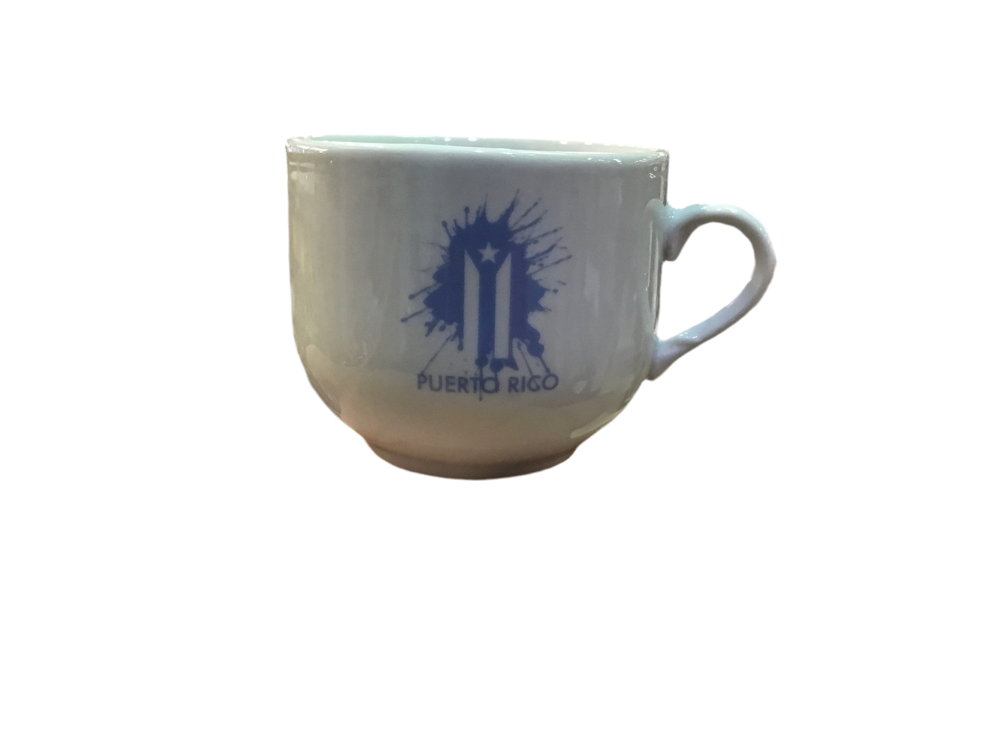 TAZA CON CUCHARA DE PUERTO RICO