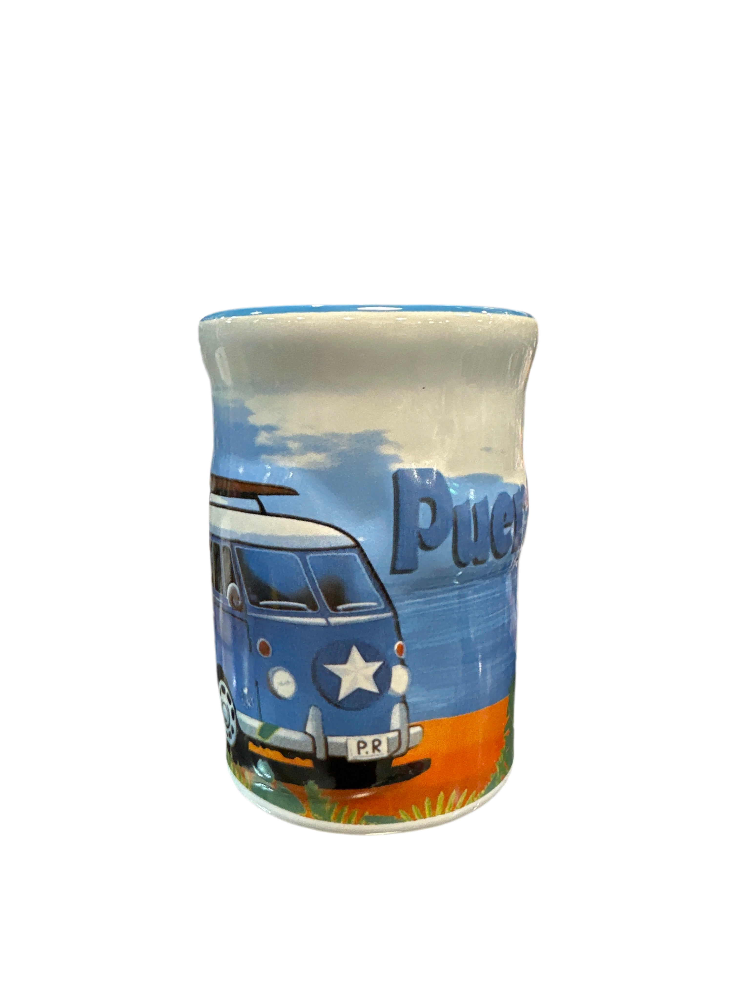 TAZA DE PUERTO RICO RELIEVE VOLKSWAGON - VOLKSWAGEN  MUG EMBOSSED