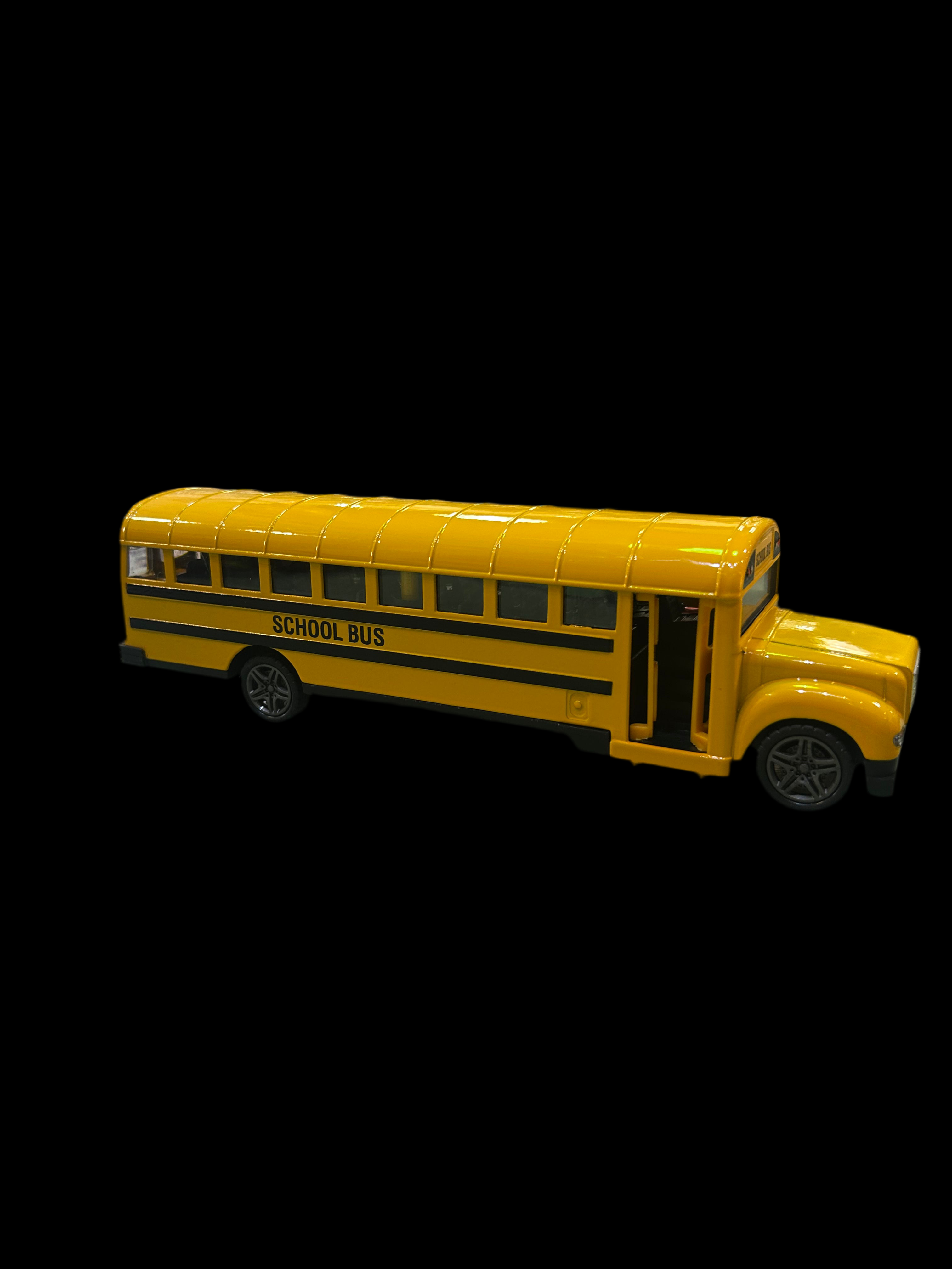 8” DIE CAST METAL SCHOOL BUS WITH LIGHT AND SOUND