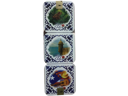 POSAVASOS AZULEJOS- COASTER OF PUERTO RICO AZULEJOS