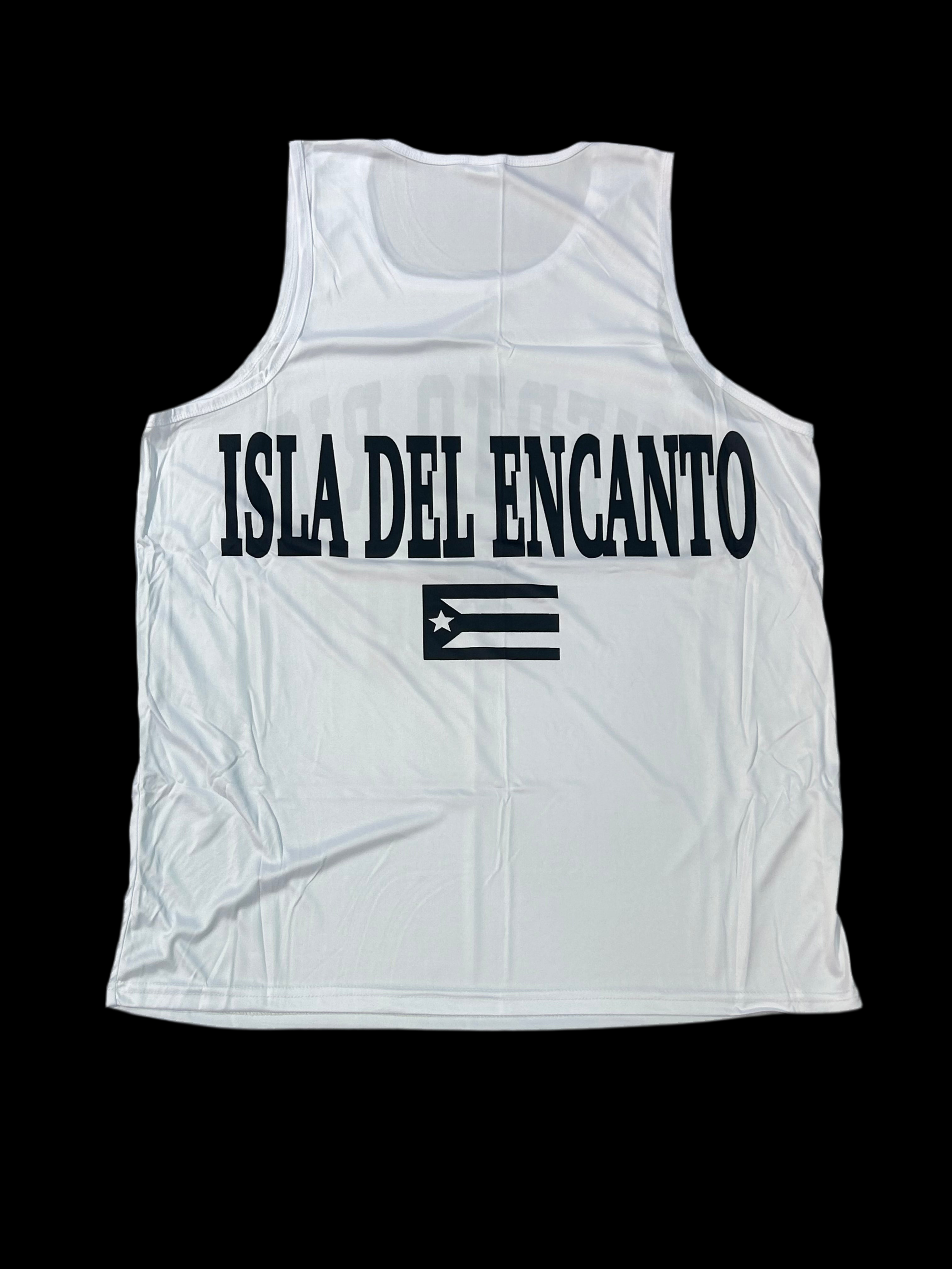 PUERTO RICO WHITE TANK TOP / CAMISA DE PUERTO RICO BLANCA
