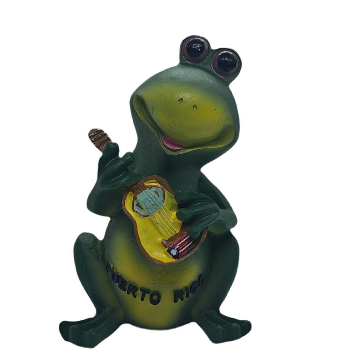 FIGURA COQUÍ CON INSTRUMENTOS MUSICALES