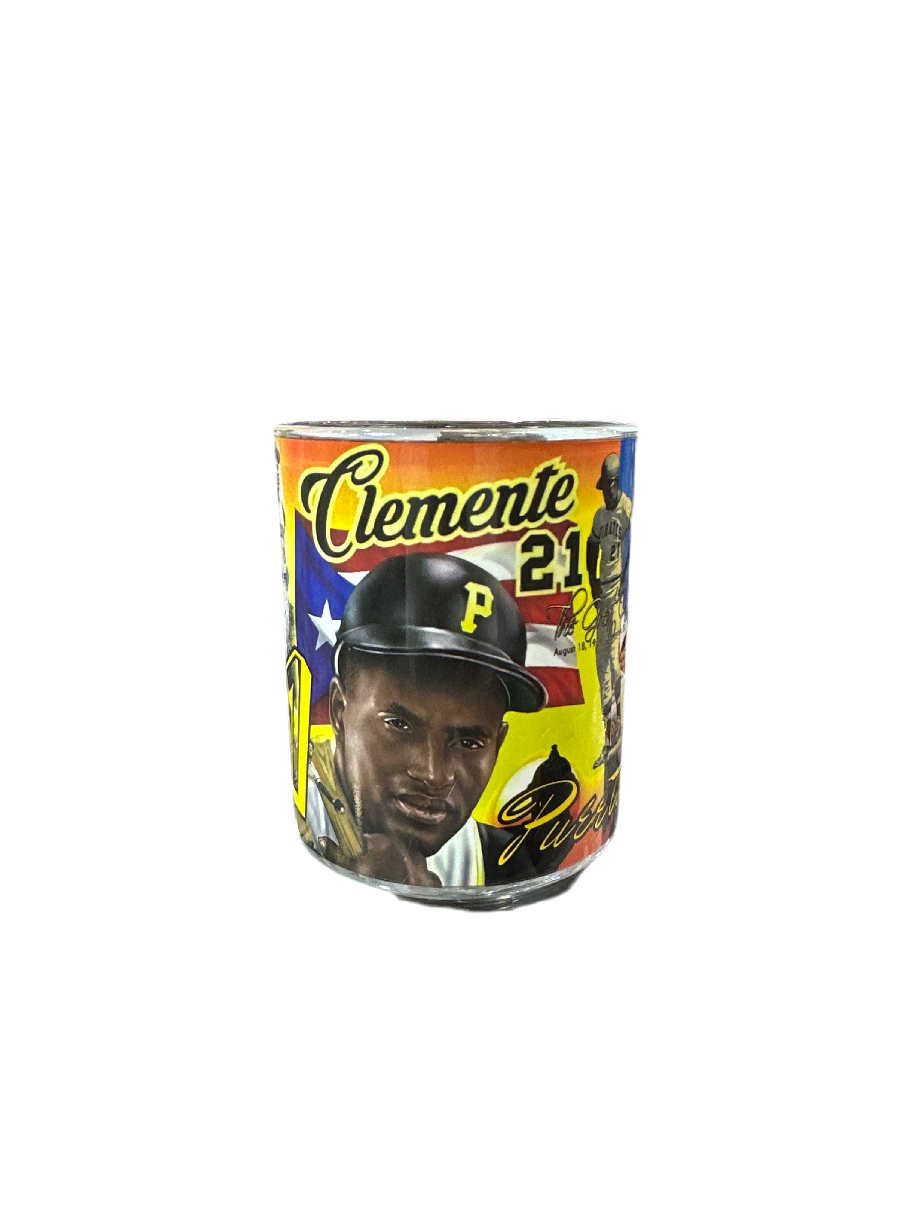 TAZA DE CRISTAL ROBERTO CLEMENTE