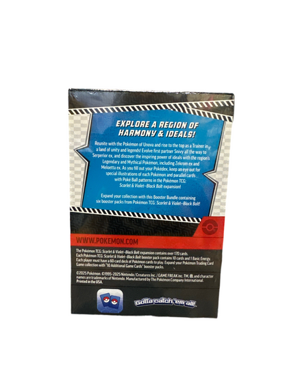 POKEMON SCARLET & VIOLET BLACK BOLT BOOSTER BUNDLE (ENGLISH VERSION)