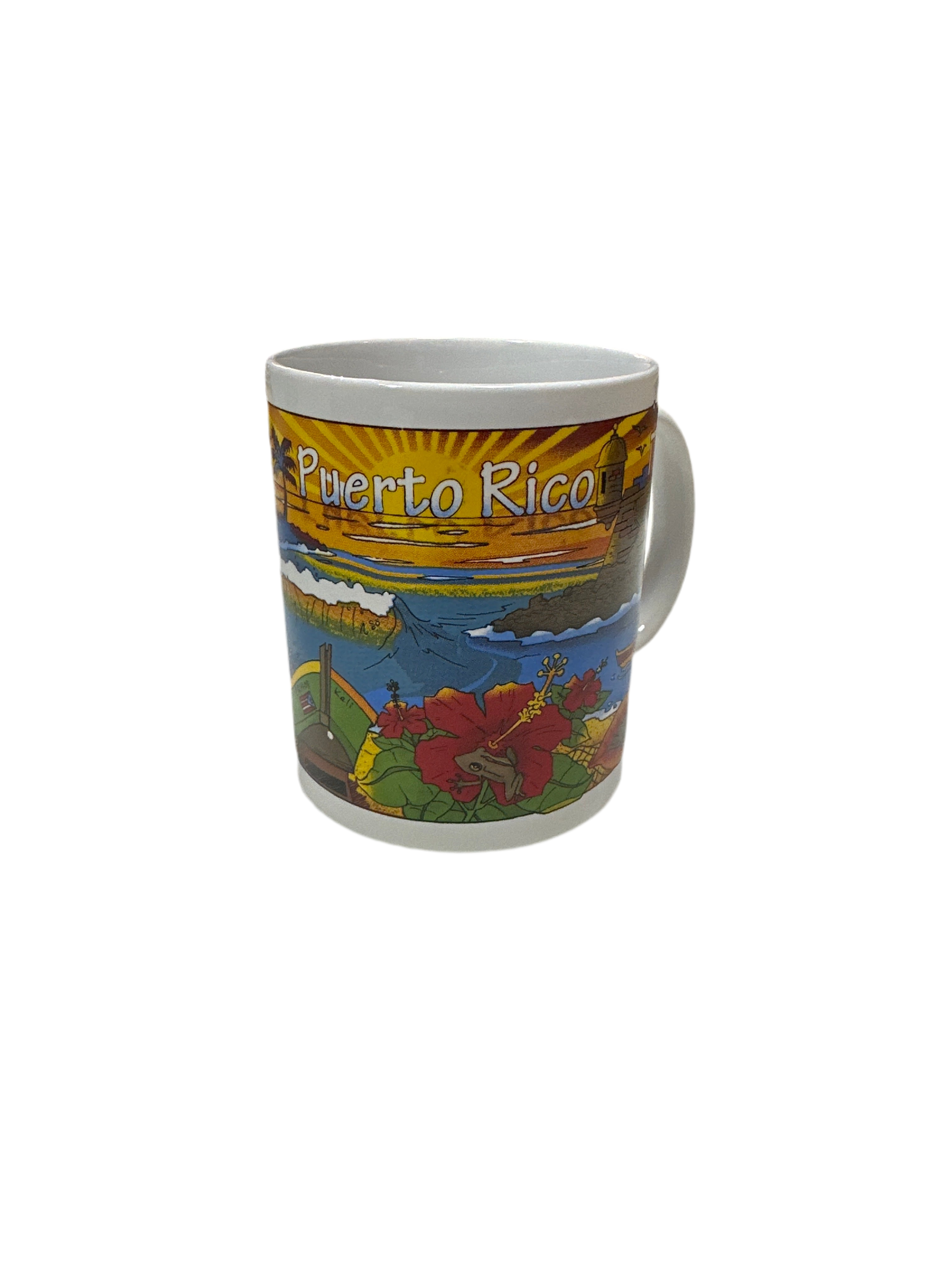 TAZA “MUG” DE PUERTO RICO - MORRO Y COQUI.