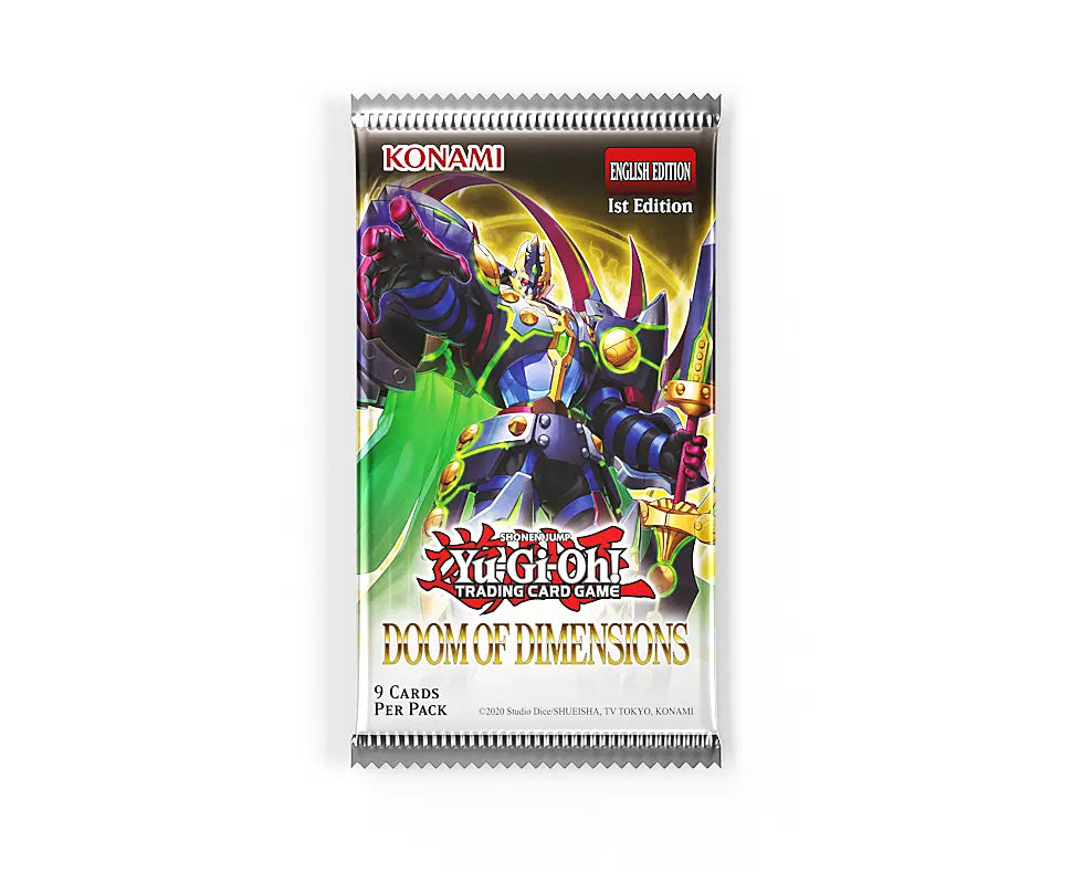 DOOM OF DIMENSION BOOSTER PACK - YUGIOH