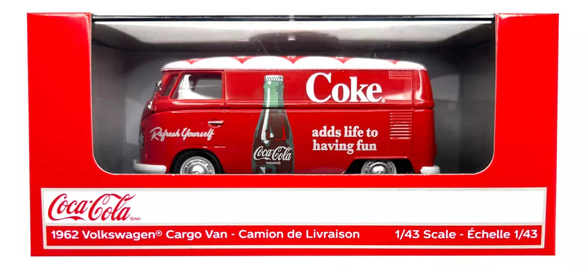 1/43 1962 VOLKSWAGEN CARGO VAN - COCA COLA