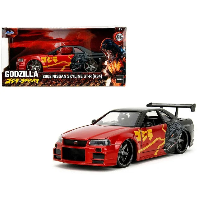 1/24 2002 NISSAN SYLINE GT-R (RN34) - GODZILLA