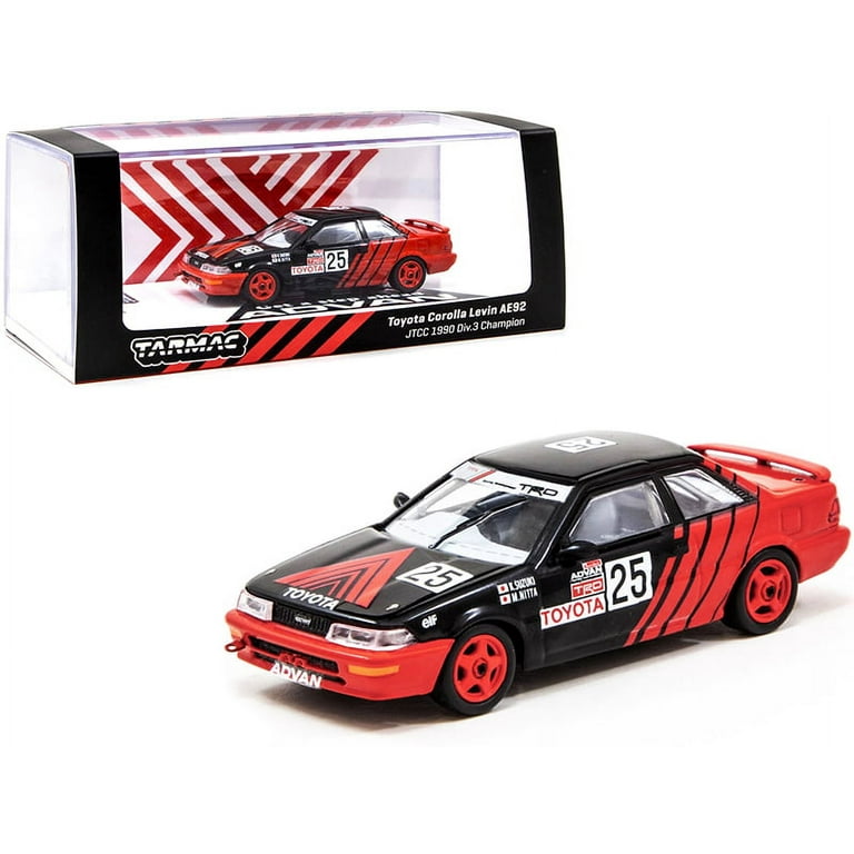 1/64 TOYOTA COROLLA LEVIN AE92 ADVAN - JTCC 1990 DIV.3 CHAMPION