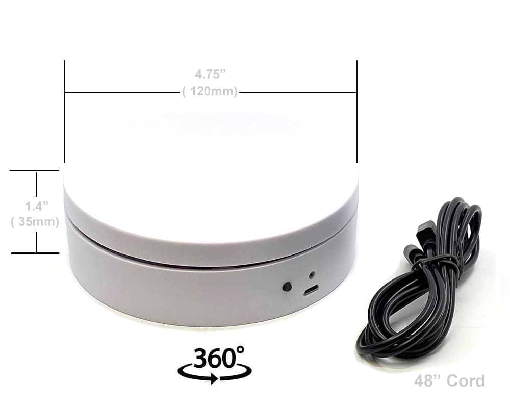 MINI TURNTABLE DISPLAY - USB/BATTERY COMPATIBLE