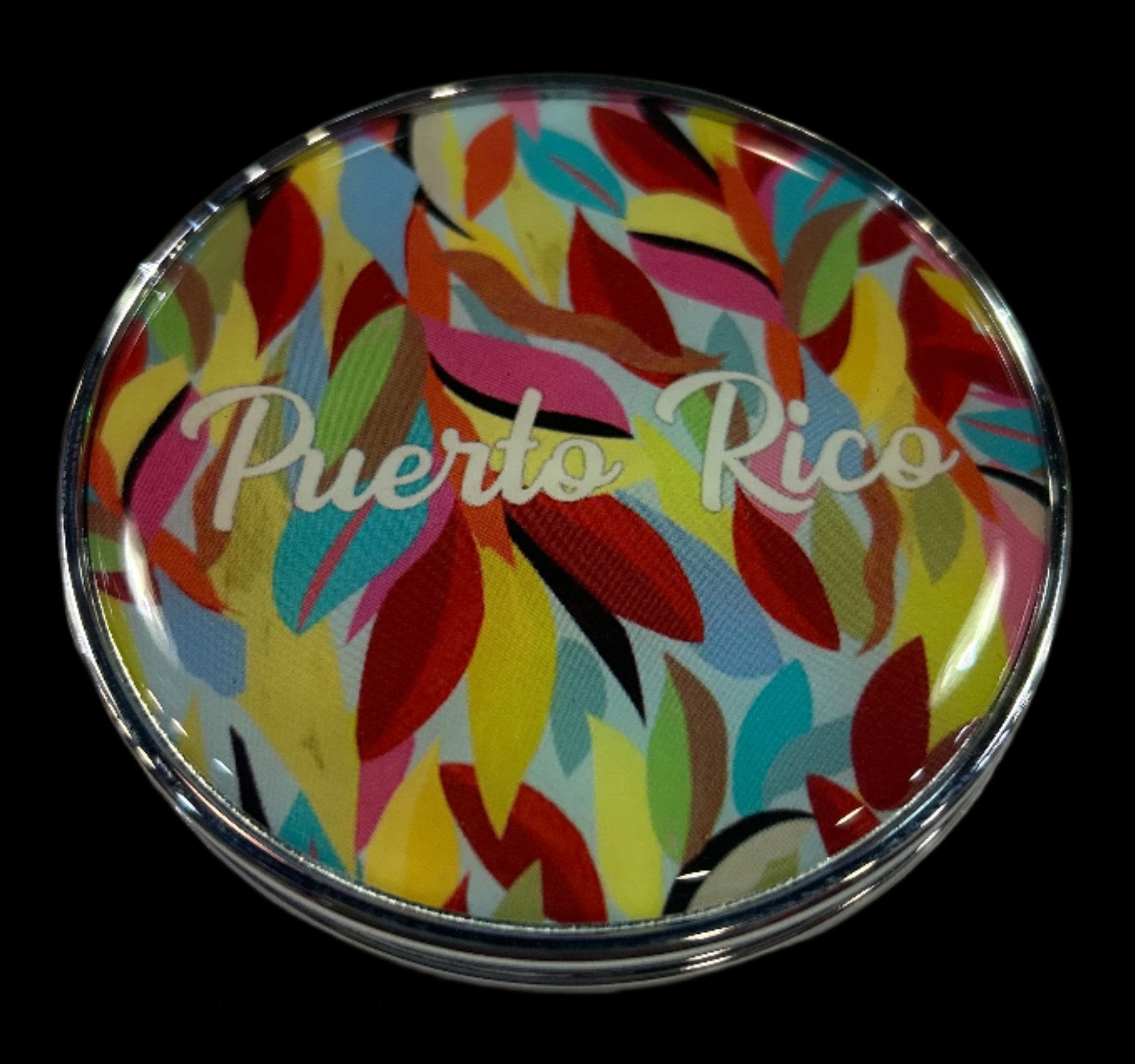 3.5" PUERTO RICO POCKET MIRROR