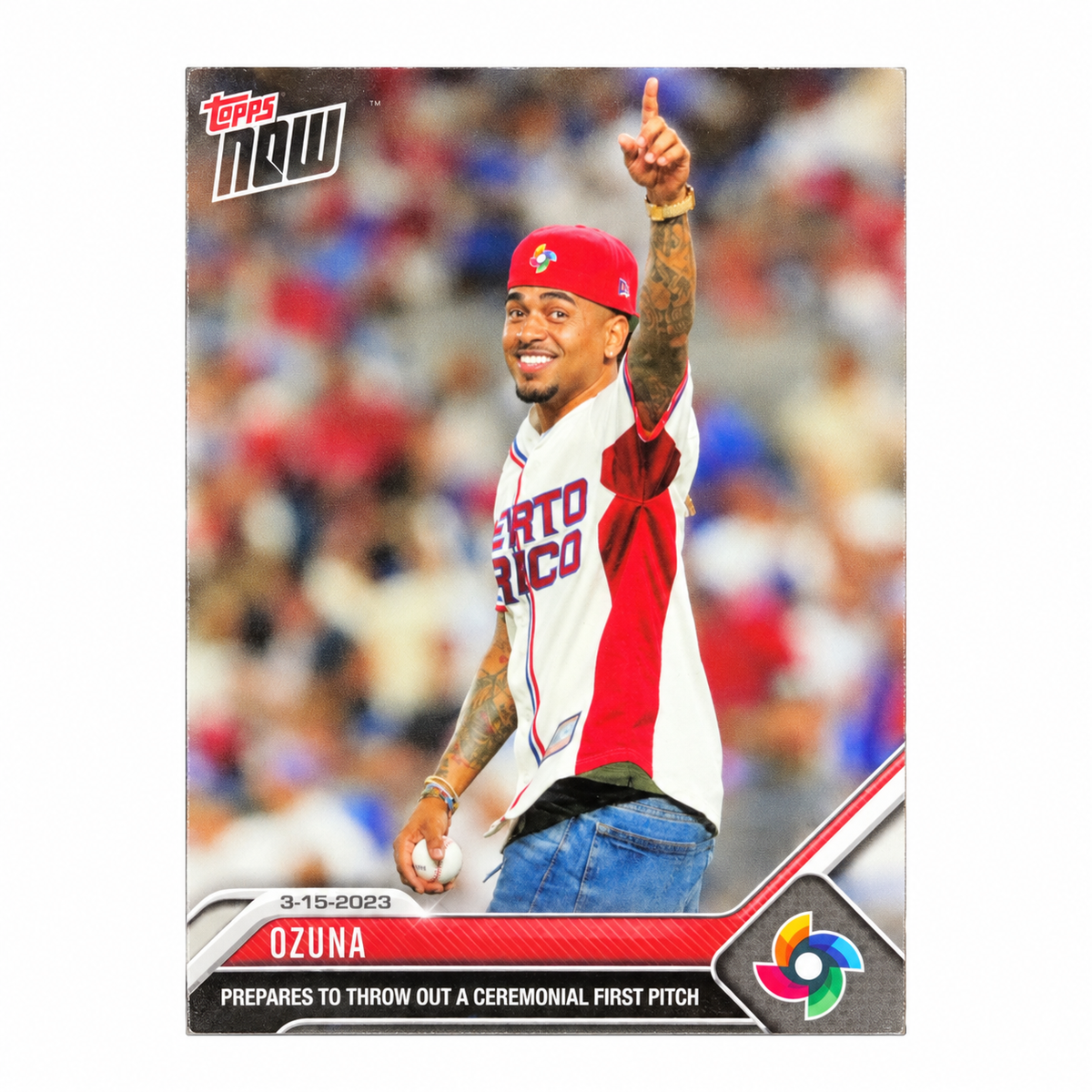 OZUNA BASEBALL TRADING CARD / TARJETA DEPORTIVA OZUNA
