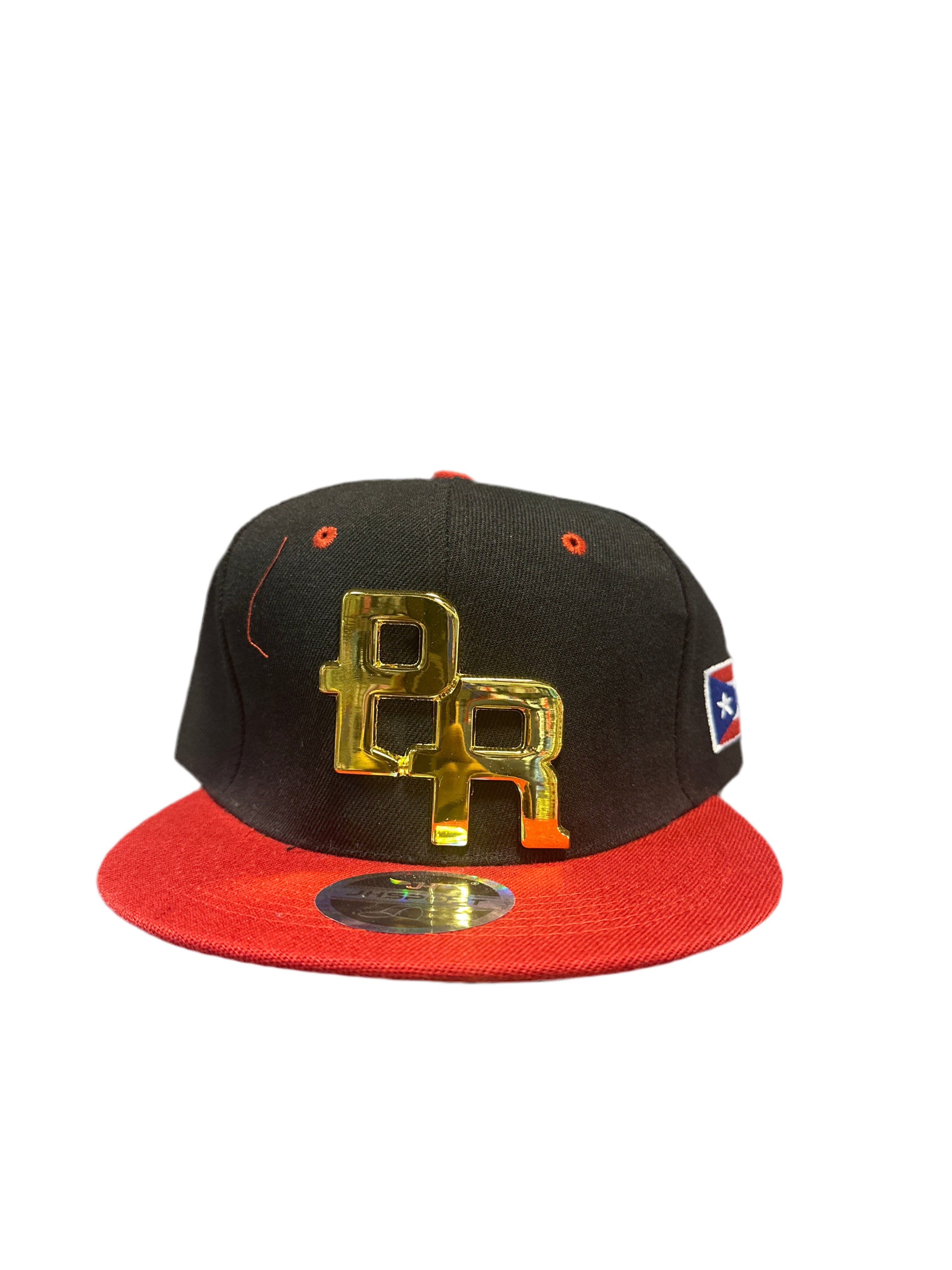 PUERTO RICO CAP WITH GOLD PR. LETTERS - GORRA DE PUERT RICO PR EN ORO