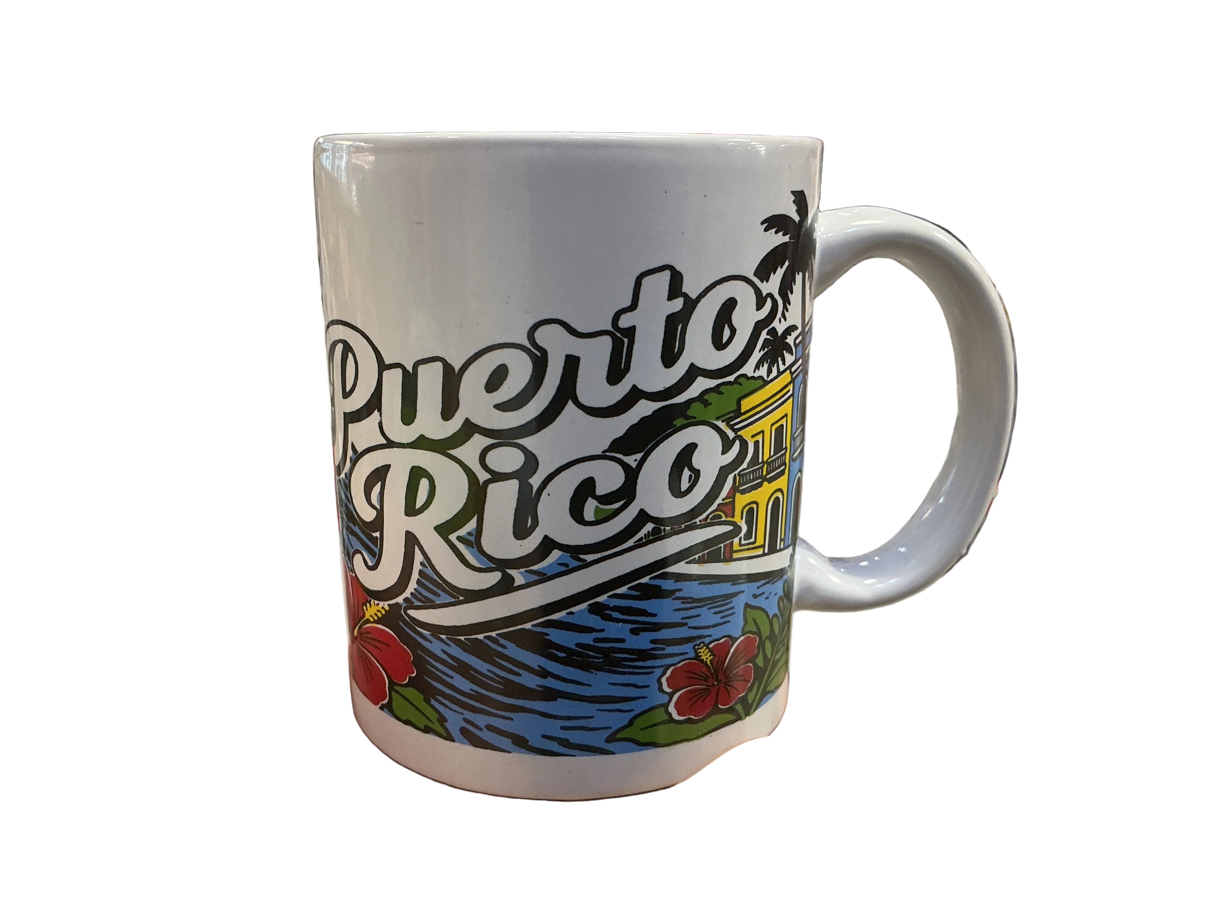 TAZA DE PUERTO RICO COQUI SURFING - PUERTO RICO MUG WITH COQUI SURFING