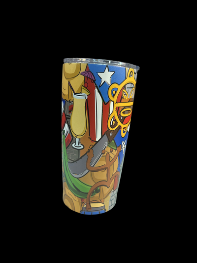 PUERTO RICO GRAPHIC THERMAL CUP