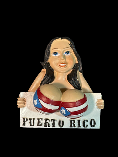 MAGNET - BIKINI DE PECHO CON BANDA LARGA MUJER PUERTORRIQUEÑA