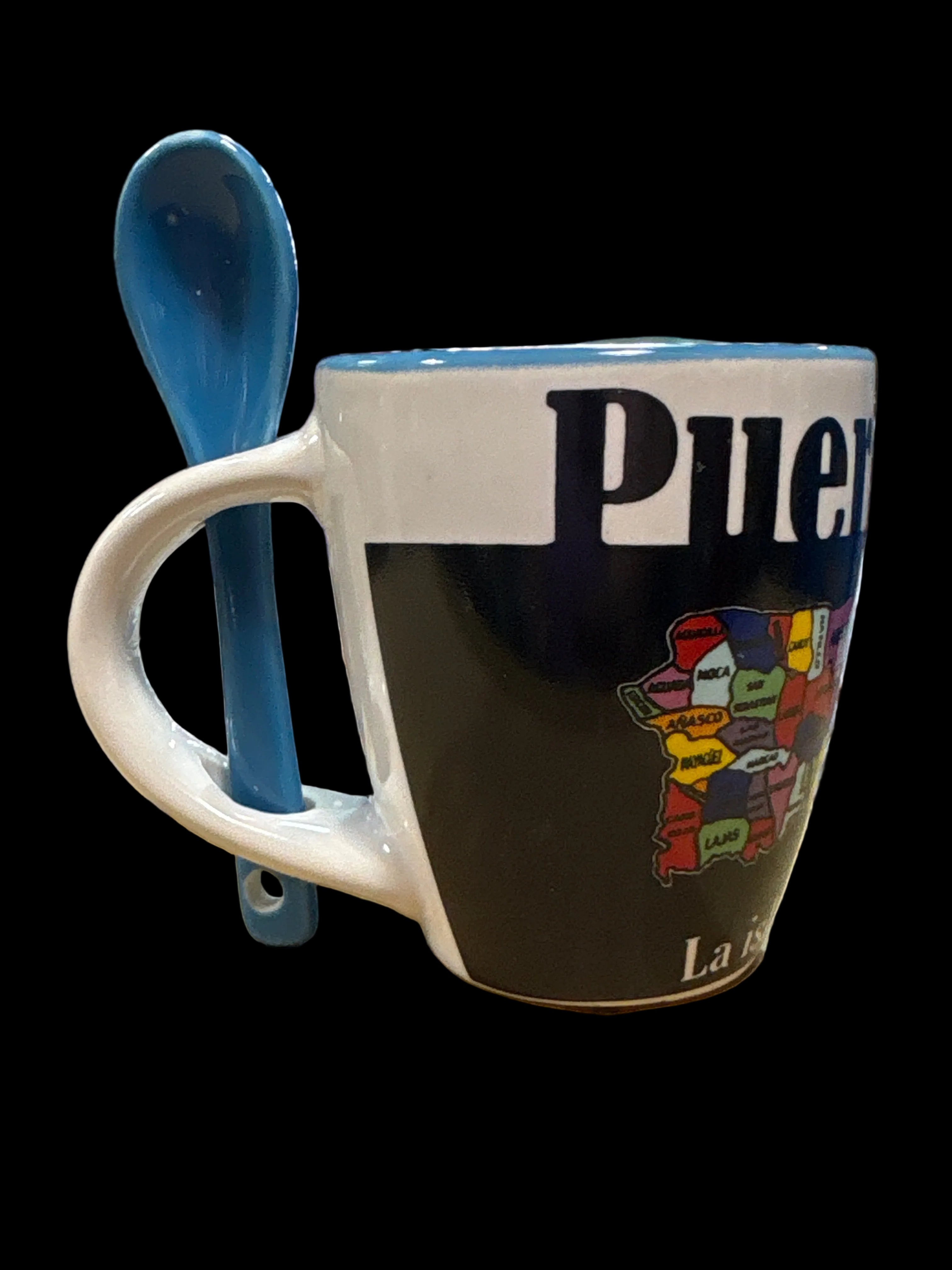 TAZAS PEQUEÑAS CON MAPA PR