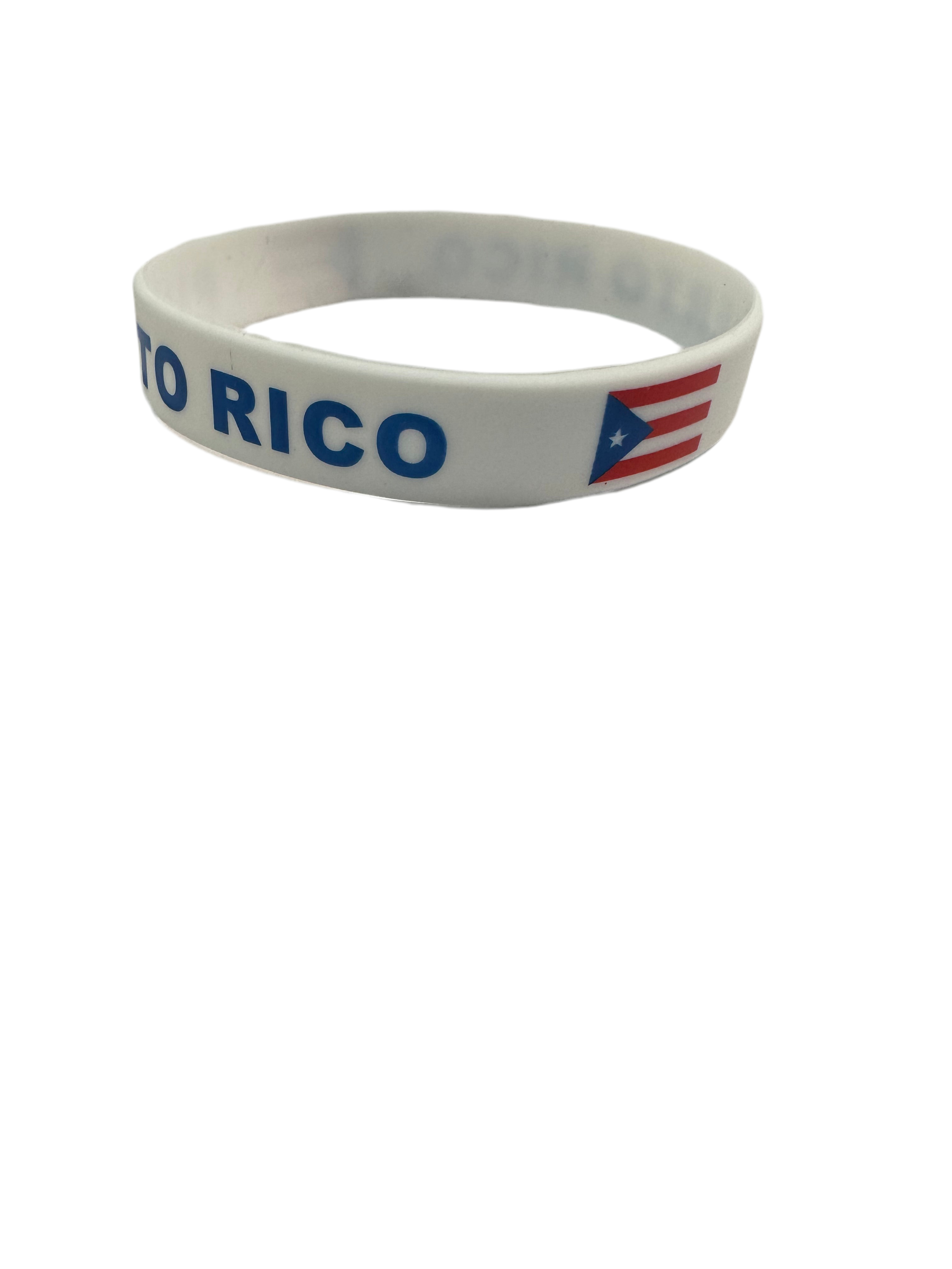 PUERTO RICO SILICONE BRACELET / PULSERA DE PUERTO RICO.    #04511-10011
