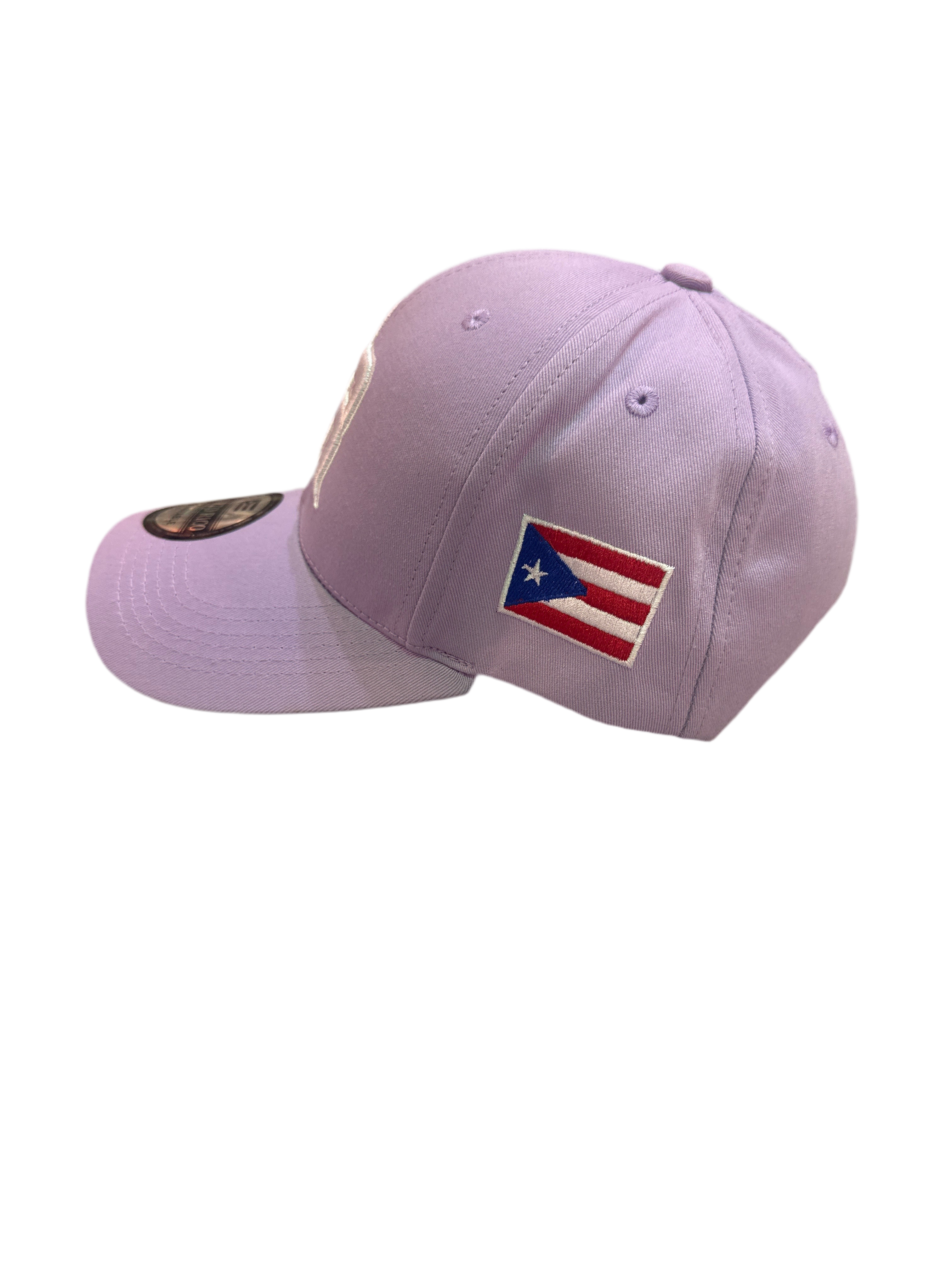 BASEBALL CAP PUERTO RICO PURPLE-GORRA VIOLETA DE PUERTO RICO