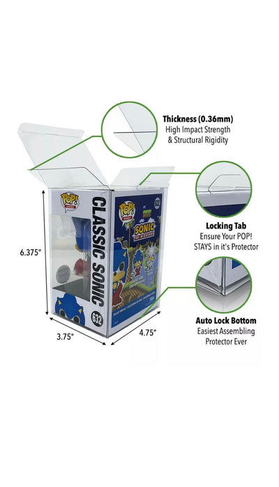 FUNKO POP PROTECTOR TRANSPARENTE - 1 UD. 