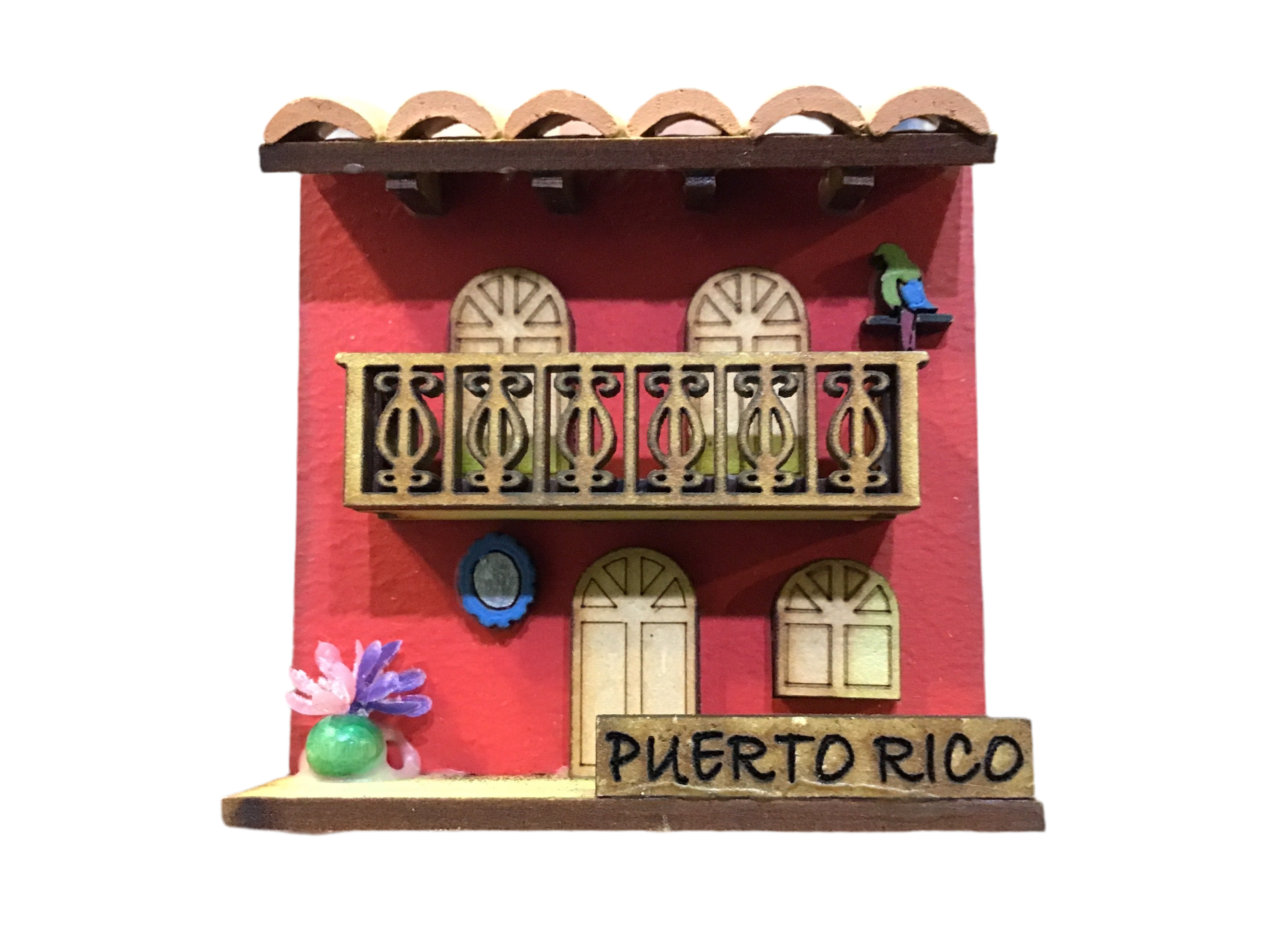 CASITA TIPICA DE PUERTO RICO MAGNETO