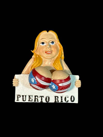 MAGNET - BIKINI DE PECHO CON BANDA LARGA MUJER PUERTORRIQUEÑA