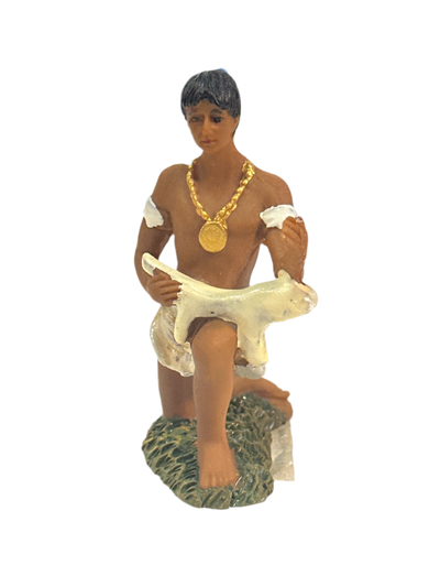 FIGURA DE INDIOS TAÍNOS